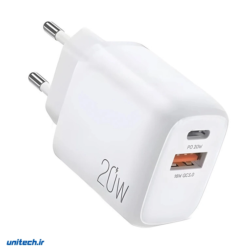 شارژر دیواری 20 وات بیوا مدل HC020 QC3.0 PD 2.4A2